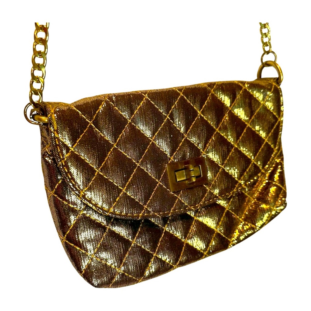 Used *Limited Edition* Metallic Gold Cross Body